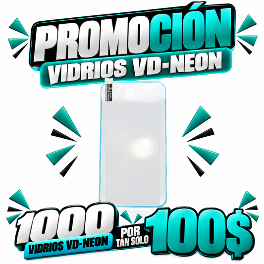 1000 VIDRIOS X 100$