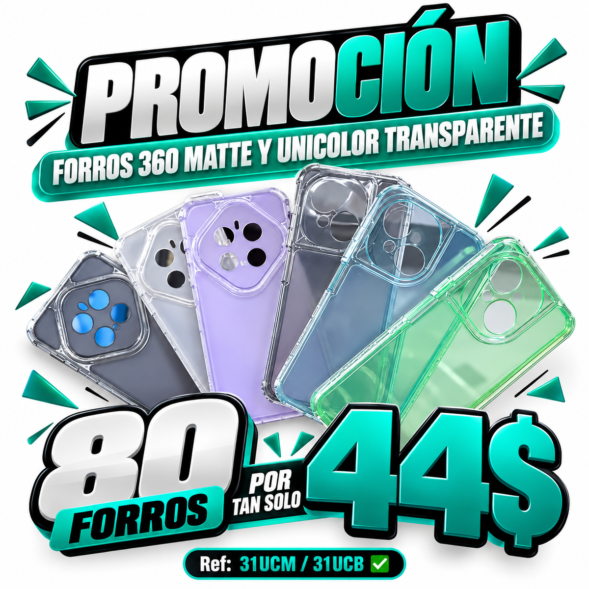 80 FORROS POR 44$