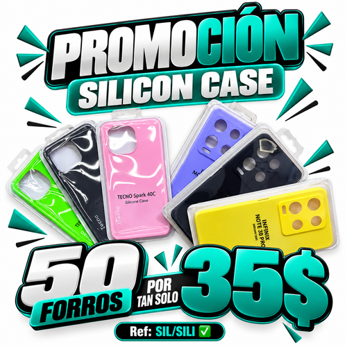 50 FORROS SILICON POR 35$