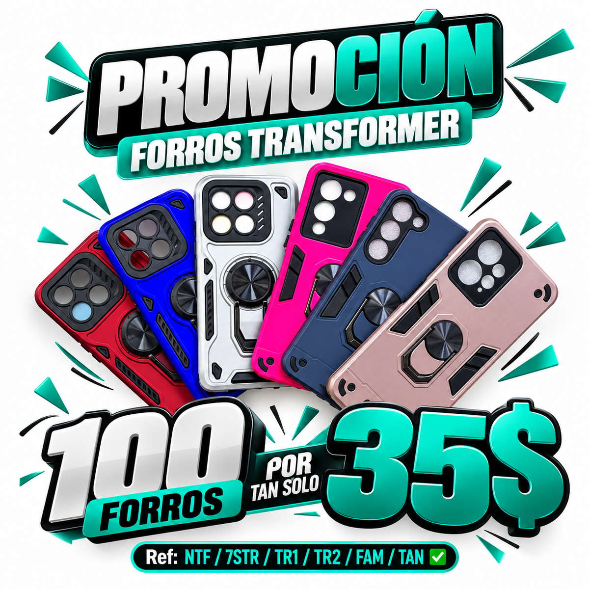 100 FORROS TRANSFORMER POR 35$