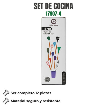 SET DE COCINA SILICÓN Ref: 17907-4