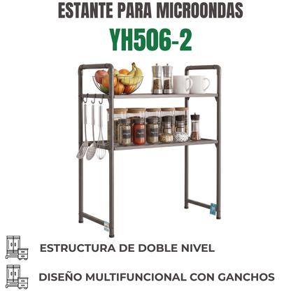 ESTANTE DE ALMACENAMIENTO PARA MICROONDAS Ref: YH506-2