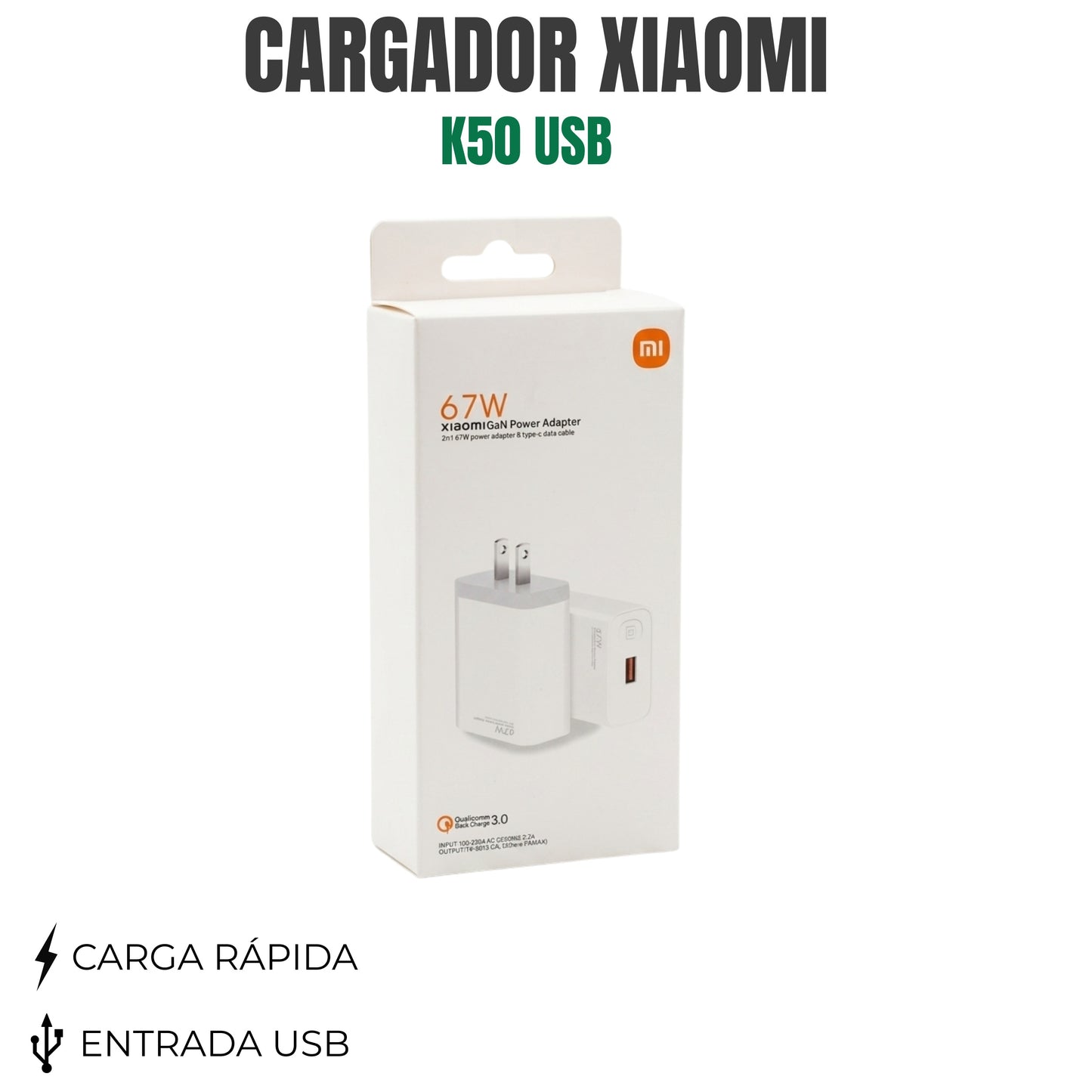 TACO XIAOMI USB Ref: K50 USB